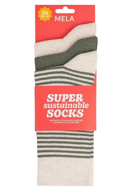 Melawear Socken 3er Pack Basic Kostenloser Versand