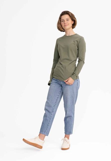Melawear Damen Basic Langarmshirt DHIVYA Begrenztes Angebot
