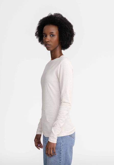 Melawear Damen Basic Langarmshirt DHIVYA Online Shopping