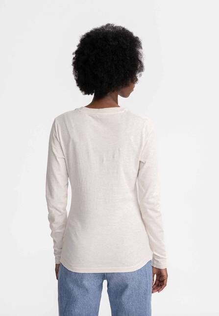 Melawear Damen Basic Langarmshirt DHIVYA Online Shopping