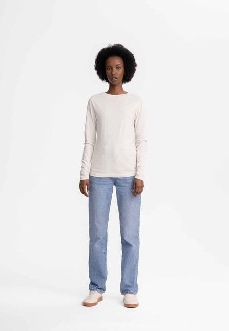Melawear Damen Basic Langarmshirt DHIVYA Online Shopping