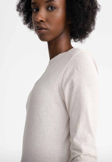 Melawear Damen Basic Langarmshirt DHIVYA Online Shopping