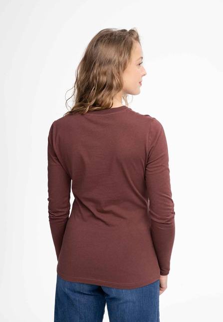 Melawear Damen Basic Langarmshirt DHIVYA Exklusivangebot