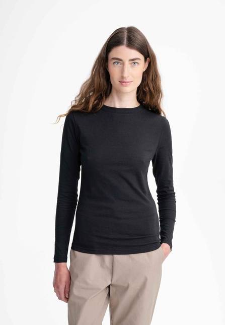 Melawear Damen Basic Langarmshirt DHIVYA Preisnachlass