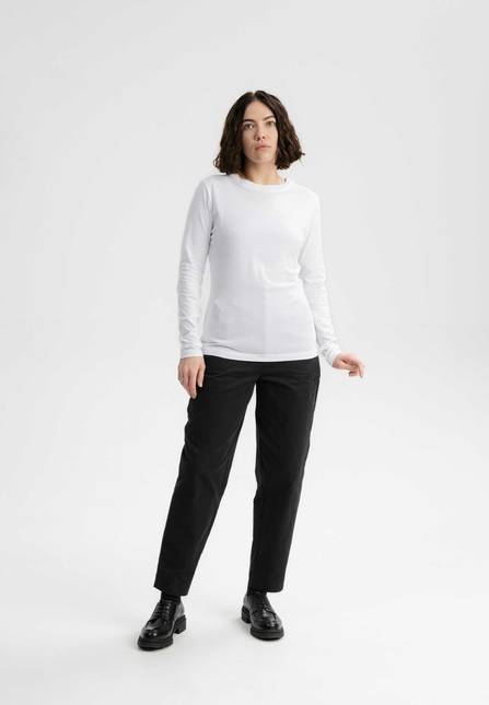 Melawear Damen Basic Langarmshirt DHIVYA Black Friday