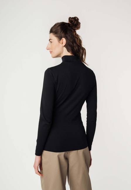 Melawear Damen Turtleneck Shirt ANCHAL Sonderangebot der Fabrik
