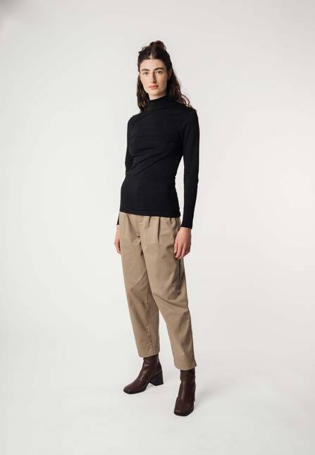 Melawear Damen Turtleneck Shirt ANCHAL Sonderangebot der Fabrik
