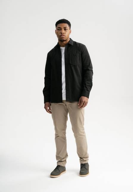 Melawear Herren Twill Hemd ASHUTOSH Kostenloser Versand international