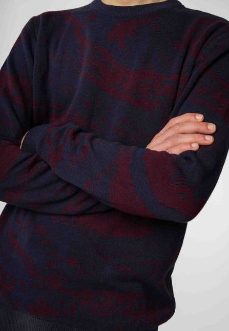 Melawear Jacquard Strickpullover MANAV im Angebot