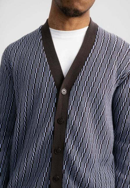 Melawear Jacquard Strick Cardigan JAAPAK Limitierter Zeitrabatt