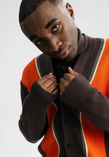 Melawear Jacquard Strick Cardigan JAAPAK Fabrik Onlineshop
