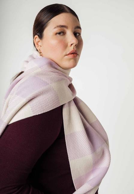 Melawear Jacquard Rippstrick Schal ASMEE Black Friday Preise