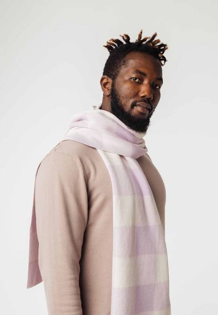 Melawear Jacquard Rippstrick Schal ASMEE Black Friday Preise