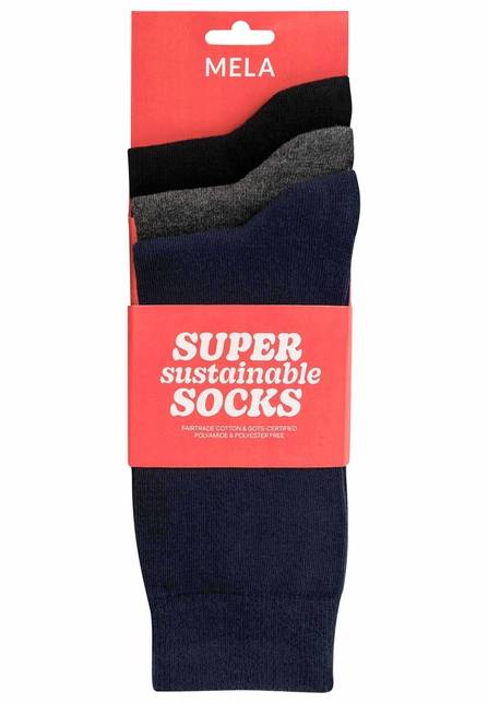 Melawear Socken 3er Pack Basic Fabrikverkauf