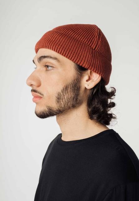Melawear Unisex Kurze Rippstrick Mütze RAFI Zeitlich begrenztes Angebot