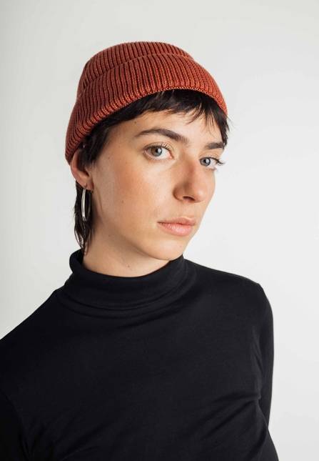 Melawear Unisex Kurze Rippstrick Mütze RAFI Zeitlich begrenztes Angebot