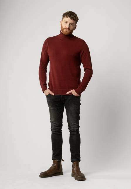 Melawear Feinstrick Rollkragenpullover KANJA Super Rabatt