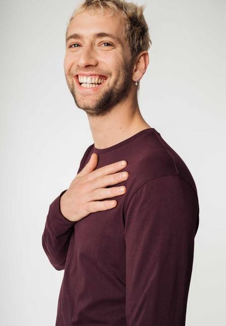 Melawear Basic Langarmshirt JERIN im Angebot