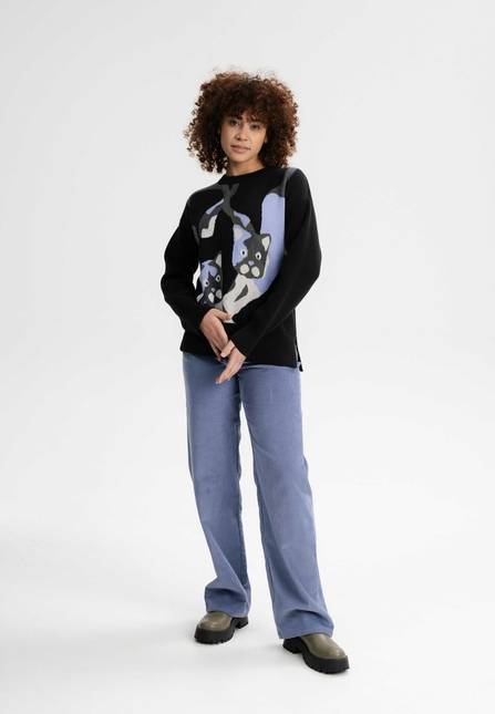 Melawear Jacquard Strickpullover FAIZA Black Friday