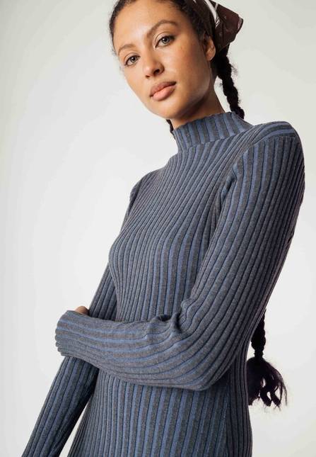 Melawear Rippstrickkleid SHIVANI Räumungsverkauf