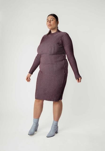 Melawear Rippstrickkleid SHIVANI Kauf eins, bekomm eins gratis