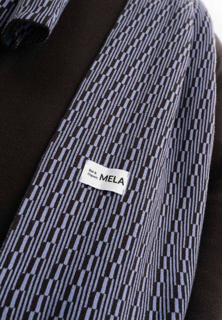 Melawear Jacquard Rippstrick Schal ASMEE Letzte 3 Tage
