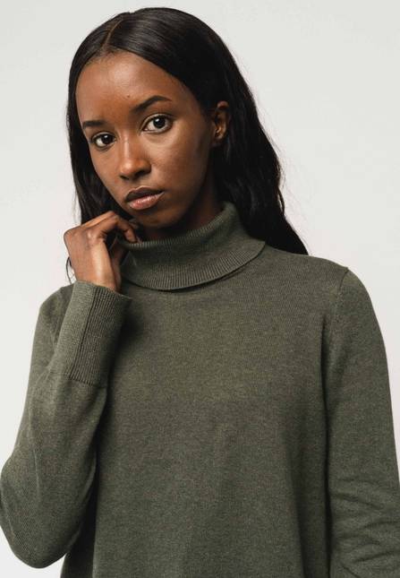 Melawear Feinstrick Rollkragenpullover MAYURA Muttertagsangebot