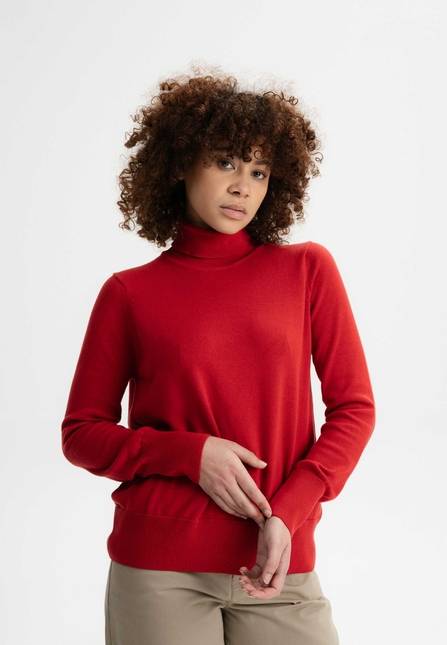Melawear Feinstrick Rollkragenpullover MAYURA Vatertagsangebot