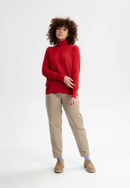 Melawear Feinstrick Rollkragenpullover MAYURA Vatertagsangebot