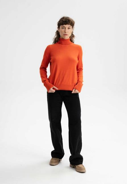 Melawear Feinstrick Rollkragenpullover MAYURA Valentinstagsangebot