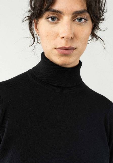 Melawear Feinstrick Rollkragenpullover MAYURA Lagerräumung