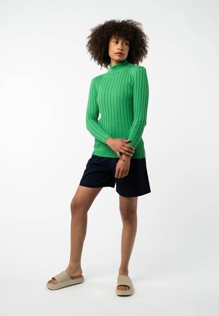 Melawear Damen Strickpullover mit Mockneck AMBA Blitzangebot