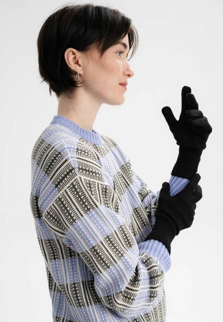 Melawear Strick Handschuhe RISHI Im Verkauf