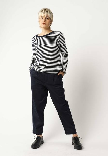 Melawear Basic Langarmshirt REENA Stripes Begrenzte Freigabe