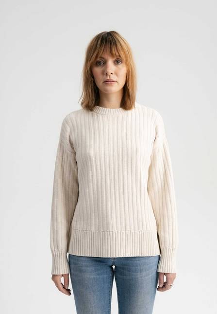 Melawear Strukturierter Strickpullover ISHANI Vierteljährliche Förderung