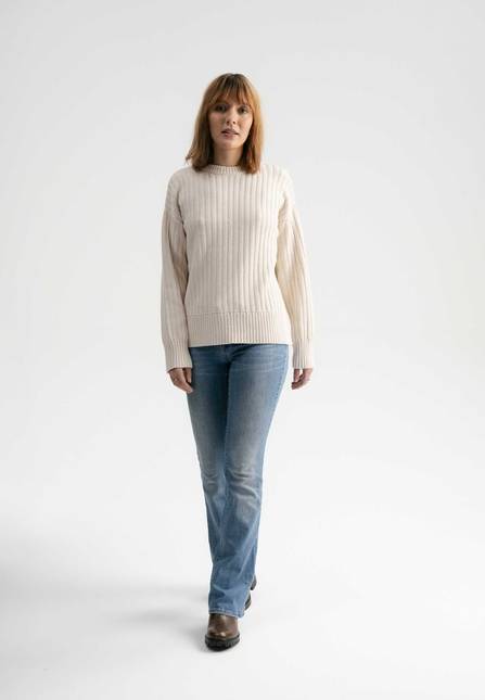 Melawear Strukturierter Strickpullover ISHANI Vierteljährliche Förderung