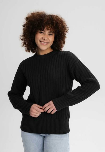 Melawear Strukturierter Strickpullover ISHANI