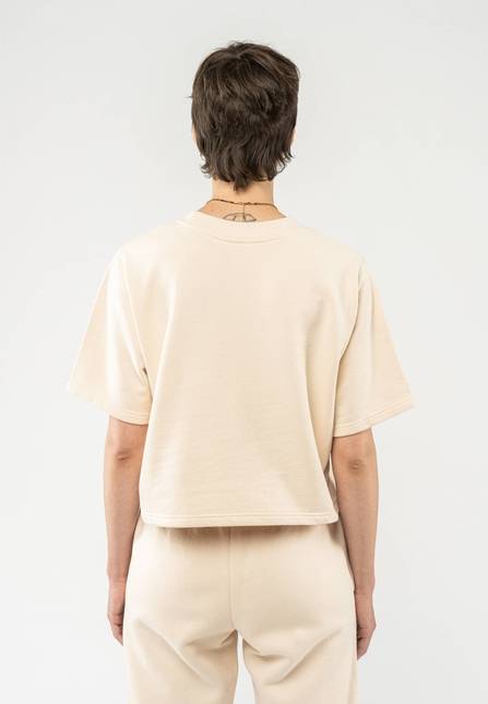 Melawear French Terry Cropped T-Shirt DEEPALI Nur noch ein Tag übrig