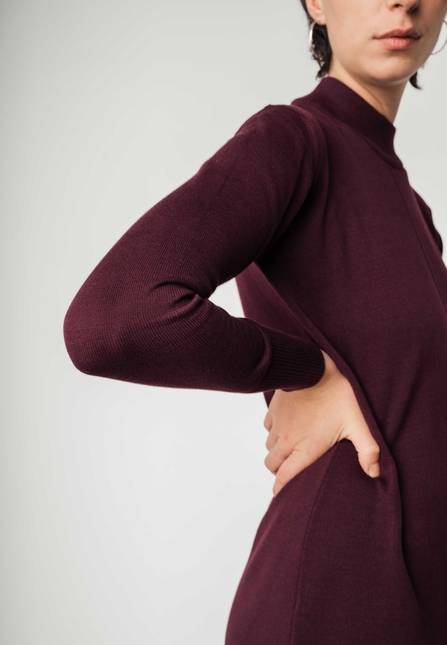 Melawear Basic Feinstrick Kleid HARLEEN im Angebot
