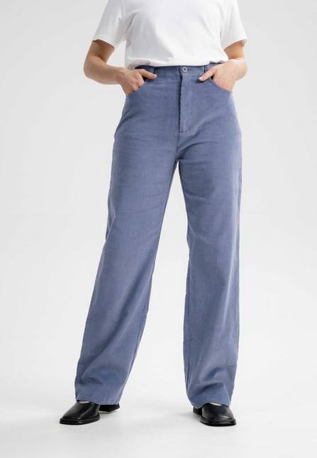 Melawear Cord Hose mit hohem Bund und weitem Bein OORJA Schlussverkauf