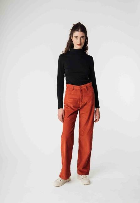 Melawear Cord Hose mit hohem Bund und weitem Bein OORJA Top Angebot