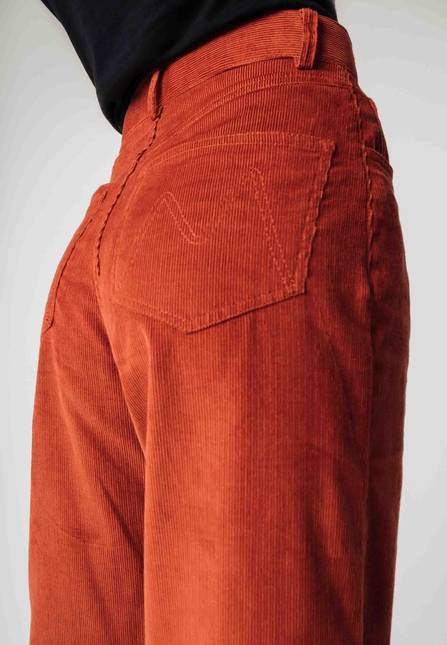 Melawear Cord Hose mit hohem Bund und weitem Bein OORJA Top Angebot
