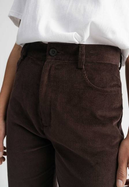 Melawear Cord Hose mit hohem Bund und weitem Bein OORJA Exklusive Angebote