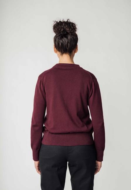 Melawear Damen Basic V-Neck Feinstrick Cardigan SURINA Kauf eins, bekomm eins gratis