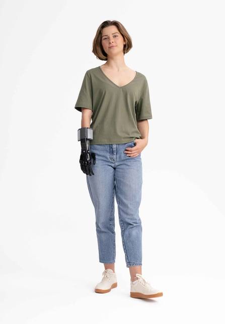 Melawear Damen V-Neck T-Shirt LALI Letzter Tag