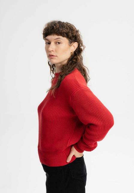 Melawear Rippstrick Pullover MANIKA 50% Rabatt mit kostenlosem Versand