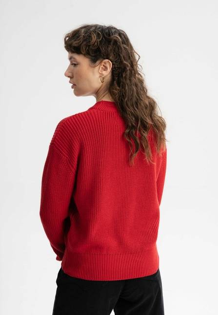 Melawear Rippstrick Pullover MANIKA 50% Rabatt mit kostenlosem Versand
