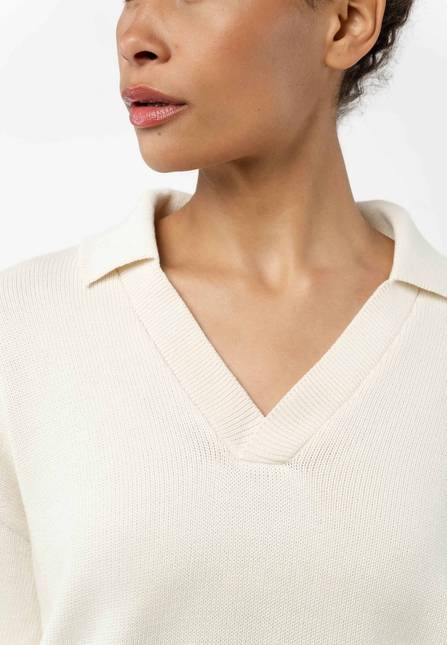 Melawear V-Neck Strickpullover VEDA Günstiger Verkauf