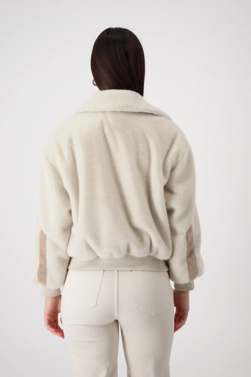 Monari Flauschige Jacke Online Outlet