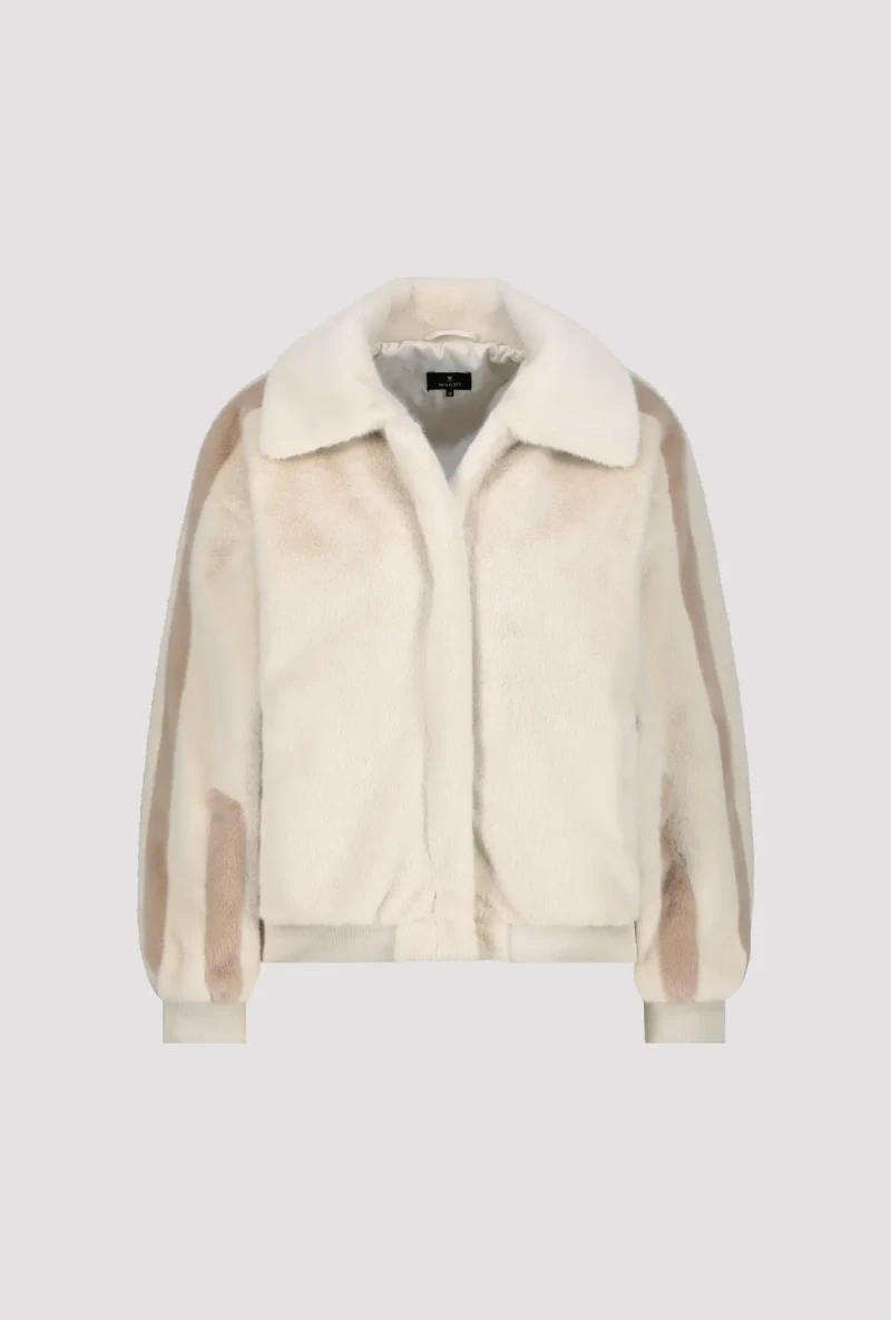 Monari Flauschige Jacke Online Outlet